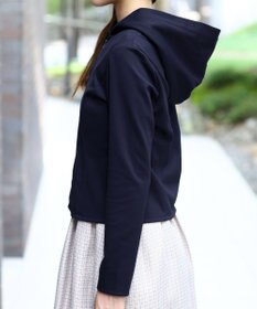 Tiaclasse 【UVカット・吸水速乾・洗える】 “きれい見え” カットソーラインフードパーカー