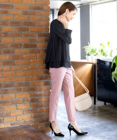 Tiaclasse 【新色追加・洗える】重ねヘムタックブラウス