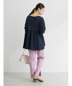 Green Parks バックギャザー布帛切替プルオーバー