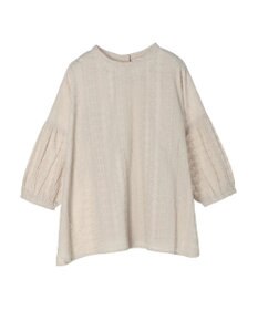 Green Parks インド綿 SET２点 刺繍７分丈ブラウス＋タンクトップ