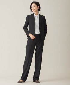 J.PRESS LADIES S 【セットアップ対応】BAHARIYE SOLID ストレート パンツ