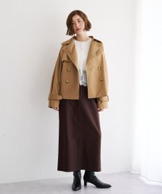 YECCA VECCA レースレイヤードラッフルカーディガン