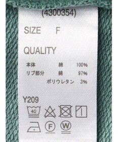 Green Parks ・ＳＵＧＡＲ　ＳＰＯＯＮ　バックスリットウラケスウェット