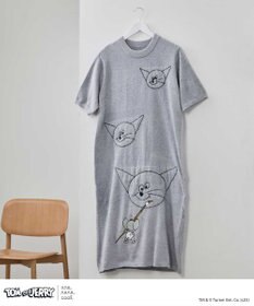 une nana cool トムとジェリー × une nana cool なめらかふわふわワンピース