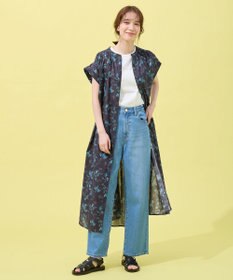 ANY 【手洗い可能】レトロギャザーワンピース