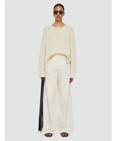 JOSEPH ソフトコットンシルク　ワイドトラウザーズ