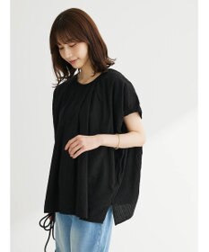 Green Parks インド綿　ＳＥＴ２点　マルチ刺繍ブラウス＋タンク