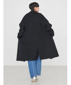 AMERICAN HOLIC 中空ＦＩＢＥＲドロップショルダーチェスターコート