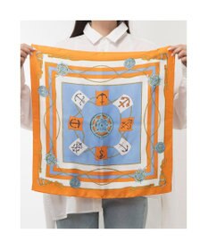 UNBILLION カカトゥ kakatoo / マリンガーランド柄シルクスカーフ