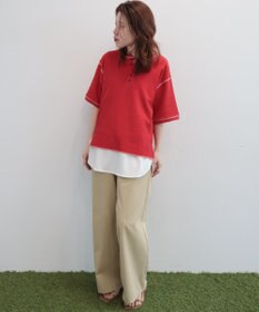 AMERICAN HOLIC 【RUSSELL】ワッフルヘンリーTシャツ