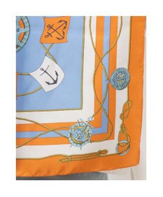 UNBILLION カカトゥ kakatoo / マリンガーランド柄シルクスカーフ