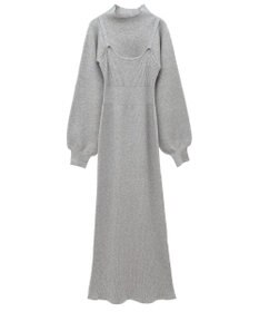 Green Parks ボレロ付ニットワンピース