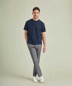 GOTAIRIKU ロングセラー【洗える/折り目加工/シワになりにくい/ウエストアジャスター】ウォッシャブル サマーウール100％パンツ_定番色(ノータック)23/24年モデル