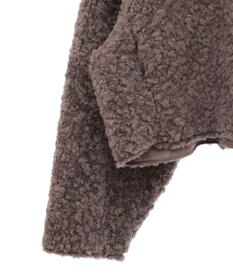 earth music&ecology リバーシブルフェイクムートンショートブルゾン