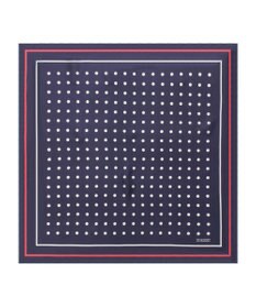 MOONBAT 【シルク100%】MACKINTOSH PHILOSOPHY(マッキントッシュ フィロソフィー）ドット シルクプリントスカーフ 日本製 68cm×68cm UV対策