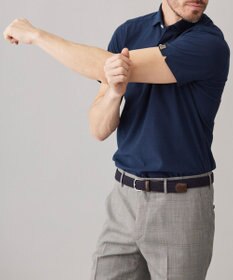 GOTAIRIKU 2年連続売上NO1【仕事で着られる】キレイめ 鹿の子ビズポロシャツ