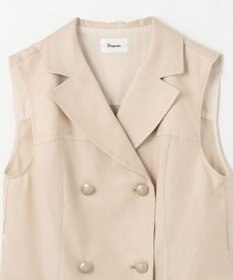 GRACE CONTINENTAL リネンタッチダブルブラウス