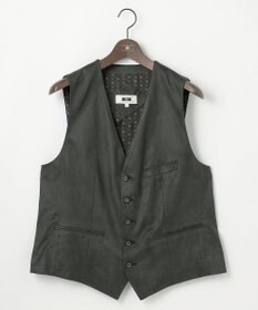 JOSEPH ABBOUD 【キングサイズ・ストレッチ/スウェードタッチ/JAPANファブリック】コマ スウェード ベスト