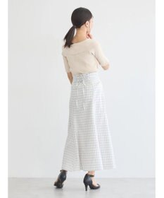 earth music&ecology フロントクロスリブニットプルオーバー