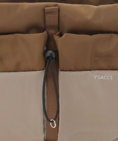 Y'SACCS ドローストリング コンビカラーショルダー