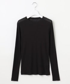 23区 【SLOW/一部店舗限定】シアーリブロンTEE クルーネック カットソー