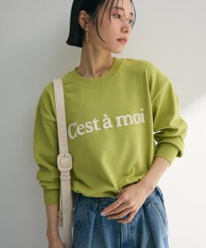 Green Parks さがら刺繍ロゴニットプルオーバー