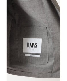 DAKS グレーフランネル テーラード オーバーシャツ
