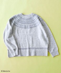 Green Parks Ｍｉｆｆｙ／求心柄ジャガードニットプルオーバ