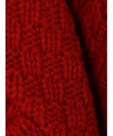 AMERICAN HOLIC パッチワークケーブルニットチュニック