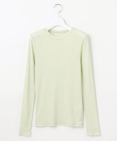 23区 【SLOW/一部店舗限定】シアーリブロンTEE クルーネック カットソー