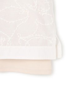 23区 【先行予約】シアーエンブロイダリー キャミソール コンビ Tシャツ