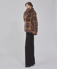 WEGO 【ユニセックス着用ITEM/MLサイズ展開】チェックパファーブルゾン