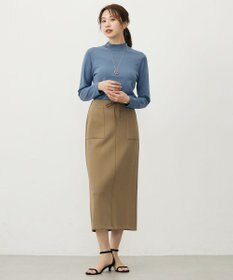 J.PRESS LADIES メタルコンビ ダブルリング ネックレス