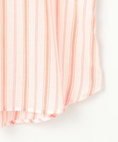 自由区 【ドラマ「明日はもっと いい日になる」着用】【接触冷感・吸水速乾・洗える】ナチュラルリネンクロップド丈 シャツ