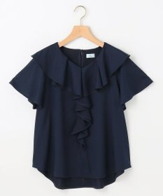 組曲 L ブラウスライクラッフル カットソー