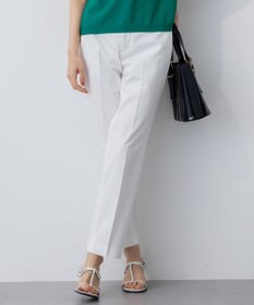 23区 S 【UVケア/洗える】コンパクトクロス テーパード パンツ