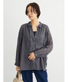 Green Parks インド綿　柔らかボイルシャツ