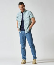 J.PRESS MEN オーガニックコットンダブルチューブマルチチェック シャツ