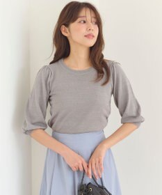 Feroux 【洗える】ラメ プルオーバーニット