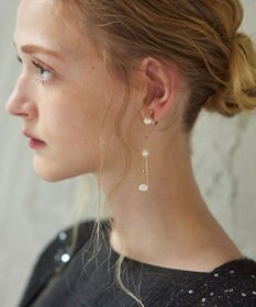 TOCCA PEARL STATION EARRINGS 淡水バロックパール イヤリング
