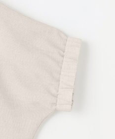 自由区 L 【カタログ掲載・洗える】ラスティックメッシュドルマンスリーブ Tブラウス