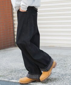 WEGO 【ユニセックス着用ITEM/MLサイズ展開】パッチワークカーブパンツ