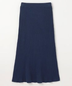 ANY L フェザーカーディガン×ニットスカートセットアップ