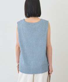 AMERICAN HOLIC ダブルZIPシャギーニットベスト