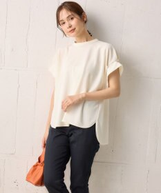 組曲 L 【WEB限定】ライトジョーゼット袖タック ブラウス