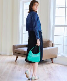 Tiaclasse 【洗える】ノーカラーデニムジャケット