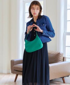 Tiaclasse 【洗える】ノーカラーデニムジャケット