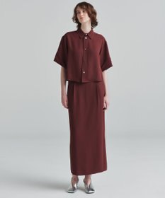 NAVE 【ReNAVE　洗える】アセテートギャバスカート