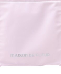 Maison de FLEUR ファスナー付きキャリーオンスクエアトート