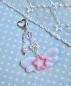 WEGO エンジェルビーズキーホルダー